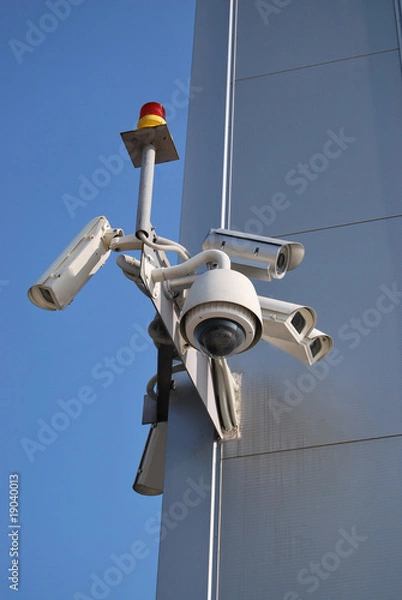 Fototapeta Security cameras