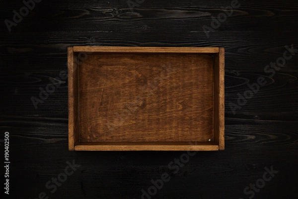 Obraz Wooden boxes. Keeping things. For your design. Department. 