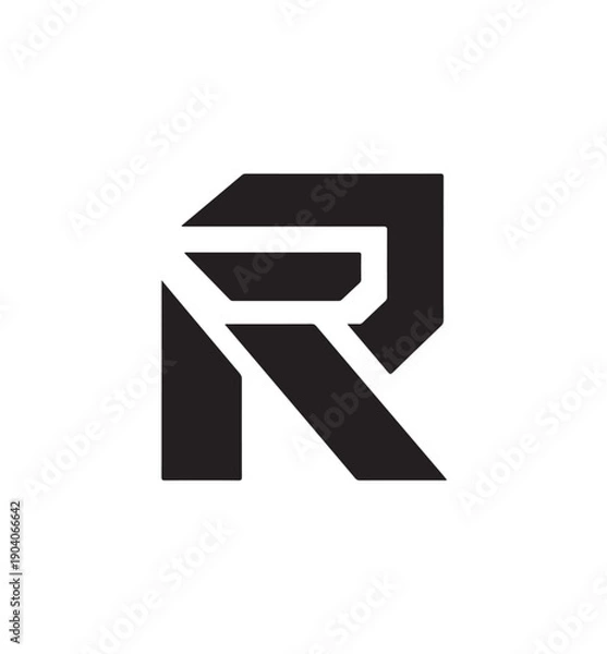 Obraz letter r logo vector