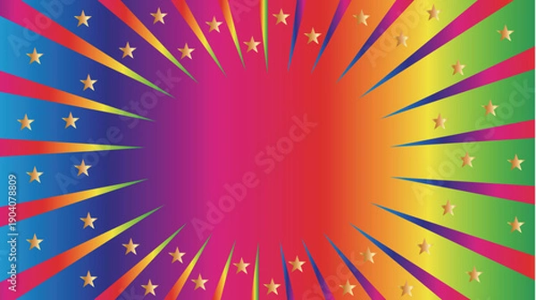 Obraz 太陽　スクリーントーン　模様　背景