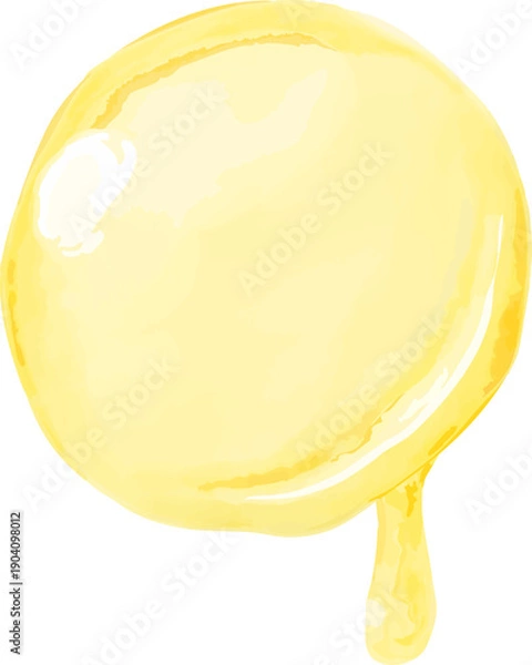 Obraz 水彩で描いたしたたる水滴のイラスト