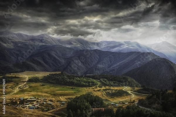 Obraz georgia tusheti mountain