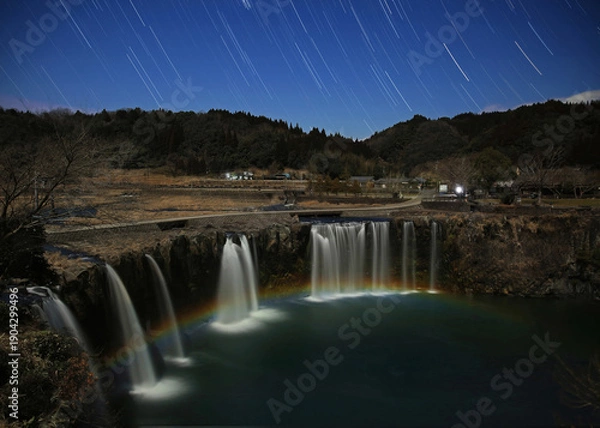 Obraz 棚田のある景色