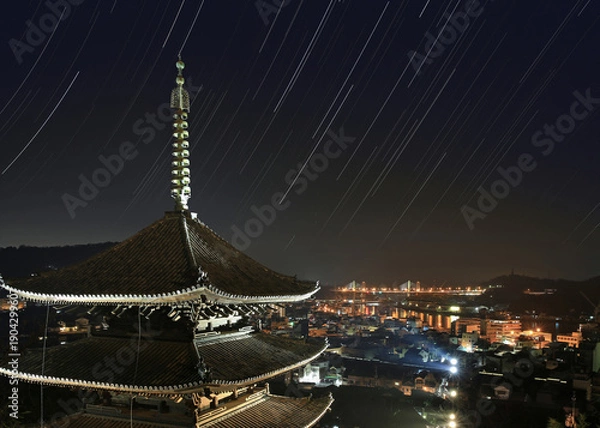 Obraz 棚田のある景色