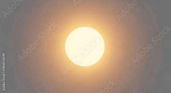 Obraz Spring Sun Weather Icon Isolated