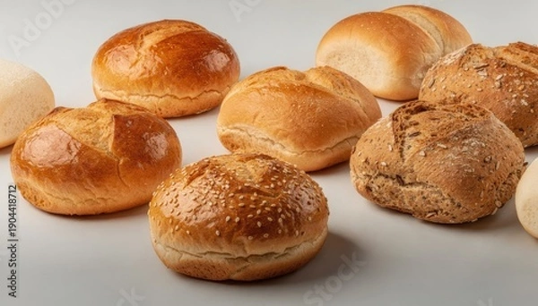 Obraz Freshly Baked Bread Rolls Assortment