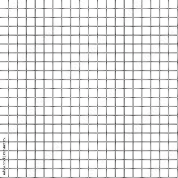 Obraz Metal grid seamless on white Vector