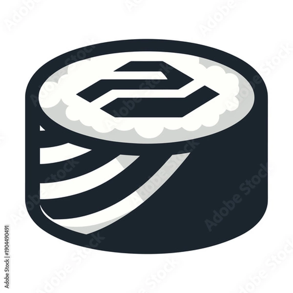 Obraz Sushi Roll Icon Vector Design