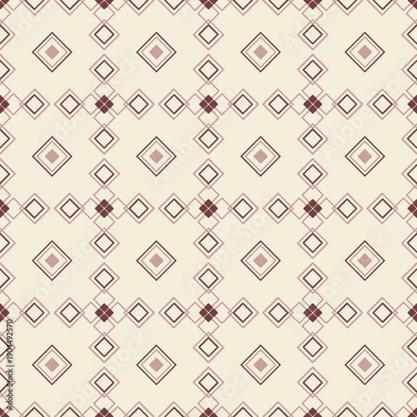 Obraz Seamless geometric pattern background.