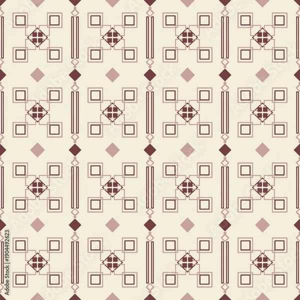 Obraz Seamless geometric pattern background.