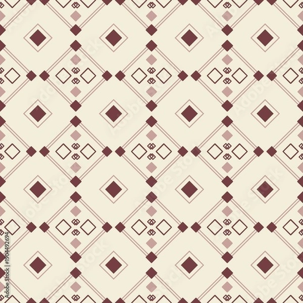 Obraz Seamless geometric pattern background.