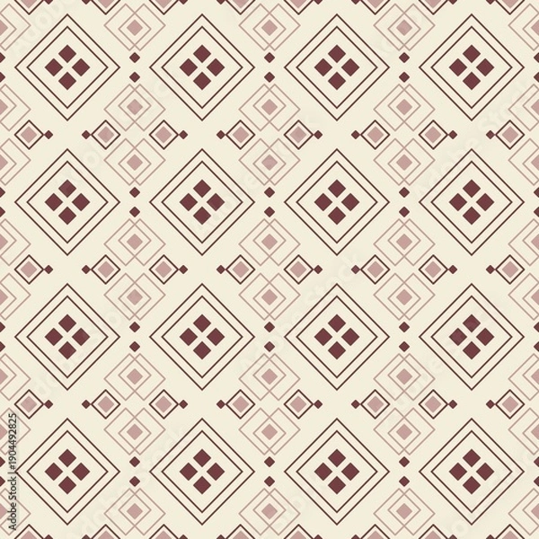 Obraz Seamless geometric pattern background.