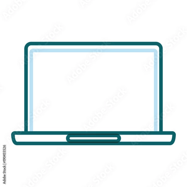 Fototapeta Laptop computer icon