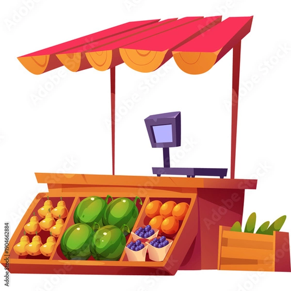 Obraz Vegetables Farmer Stall