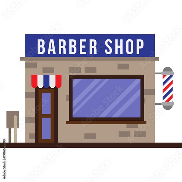 Obraz Barber Shop Facade
