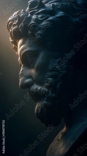 Obraz Classical Bust A Glimpse into Ancient Wisdom