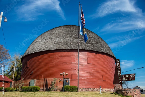 Obraz Round Barn, Arcadia