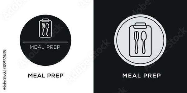 Obraz Creative (Meal Preparation) icon, vector sign.