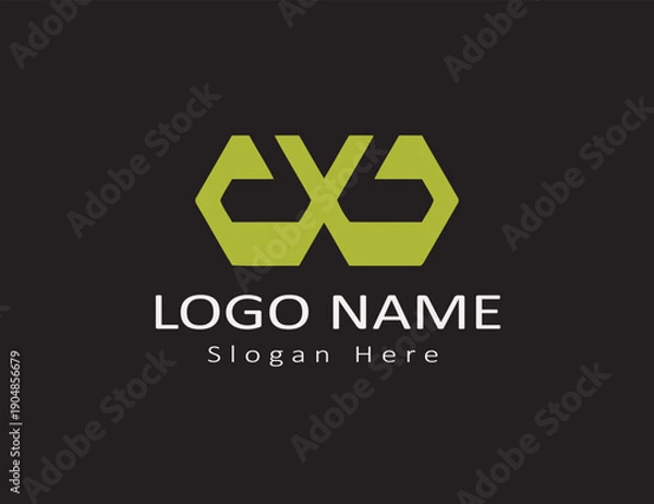 Fototapeta Tech-Inspired Lettermark