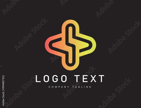 Fototapeta Custom Letterform Logo
