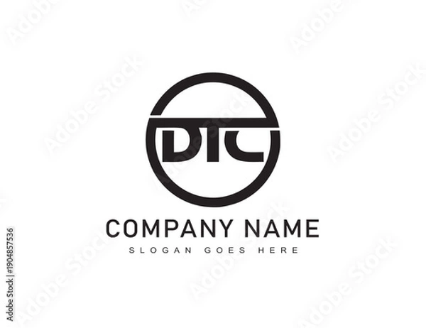 Fototapeta Unique Text-Based A Logo