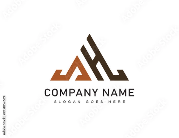 Fototapeta Minimalistic Text-Based Logo