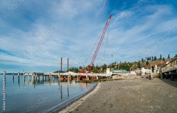 Obraz Redondo Pier Construction 7