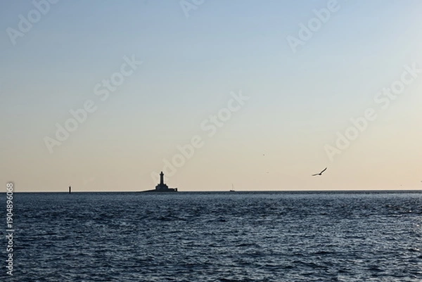 Obraz lighthouse silhuete