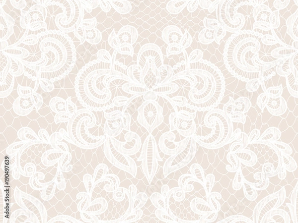 Obraz Seamless white lace
