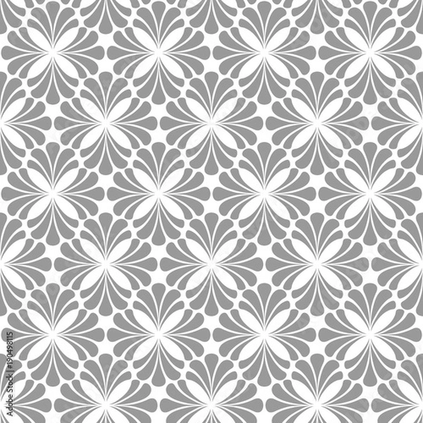 Obraz floral seamless pattern. white wedding background. vector illustration