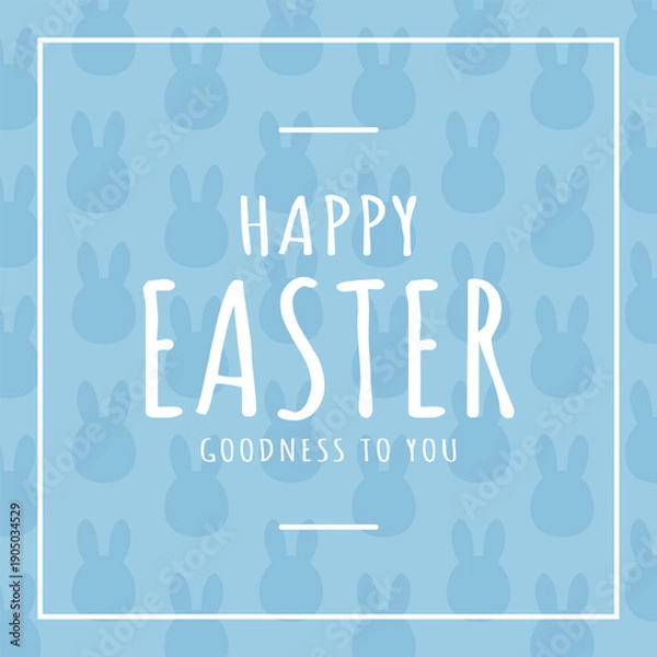 Obraz Vector Happy Easter Day Design Background
