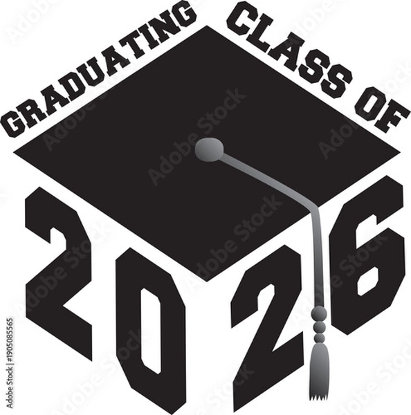 Obraz graduation cap graphic 2026