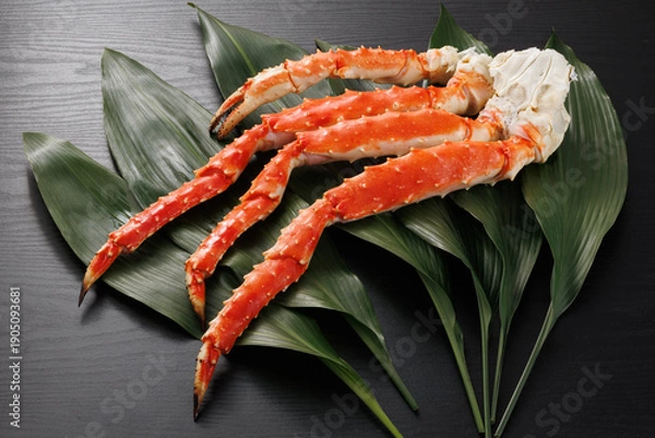 Obraz 茹でたてのタラバガニ