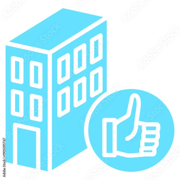 Fototapeta condominium icon vector