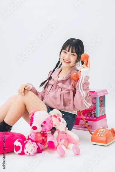 Obraz 若い女性のファッションポートレート