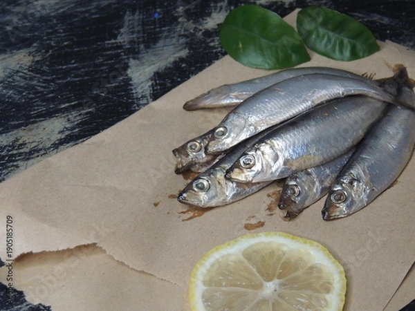 Fototapeta fish on ice