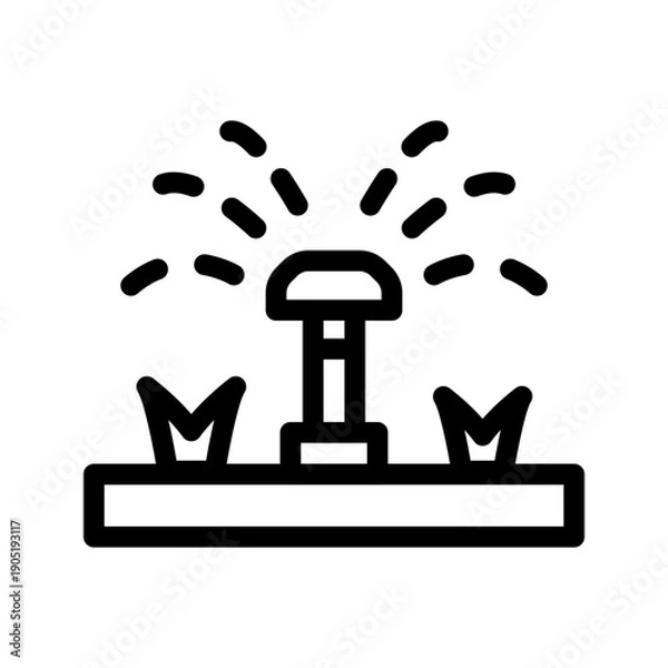 Obraz Water Sprinkler Icon