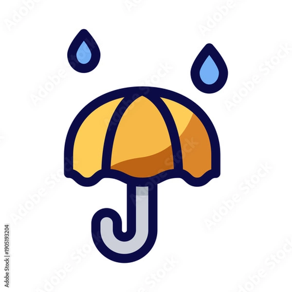 Obraz Water Umbrella Icon