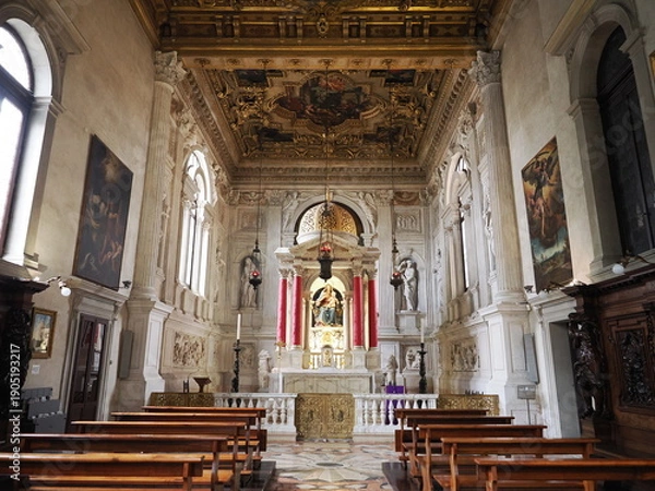 Obraz イタリア　世界遺産ヴェネツィア　サンティ・ジョヴァンニ・エ・パオロ聖堂