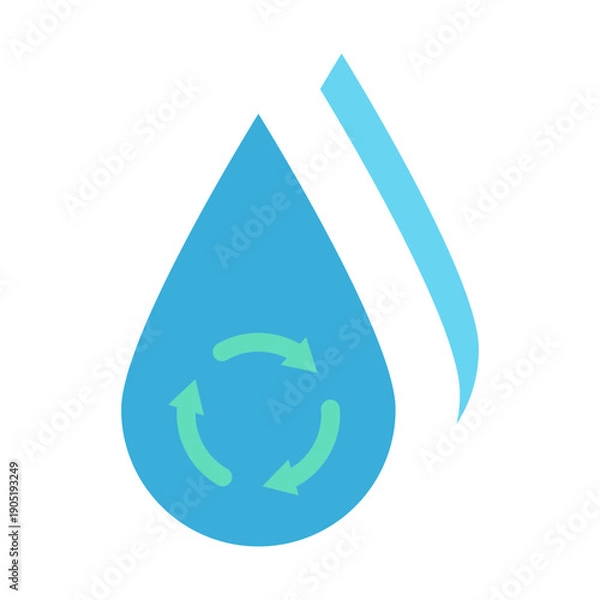 Obraz Water Recycle Icon