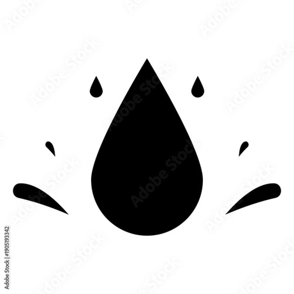 Fototapeta Water Icon