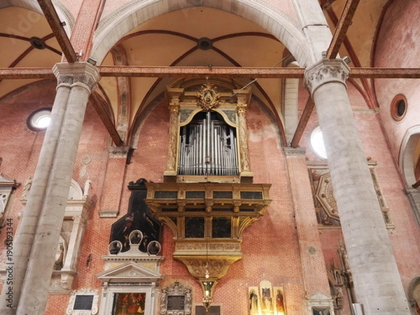 Obraz イタリア　世界遺産ヴェネツィア　サンティ・ジョヴァンニ・エ・パオロ聖堂