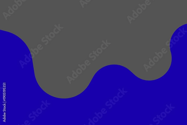 Obraz Modern abstract background with blue and gray waves
