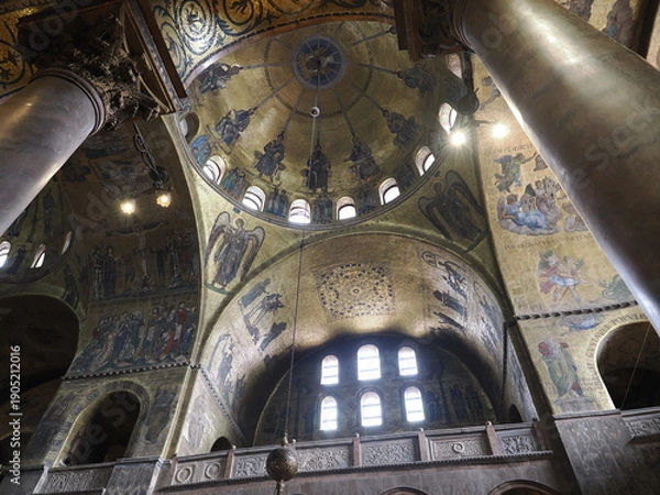 Obraz イタリア　世界遺産ヴェネツィア　サンマルコ寺院