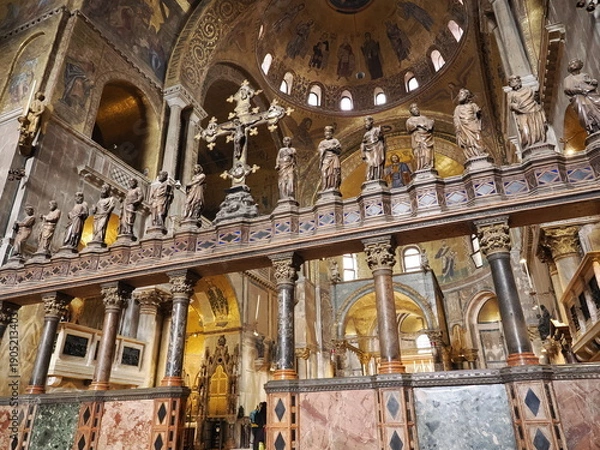 Obraz イタリア　世界遺産ヴェネツィア　サンマルコ寺院