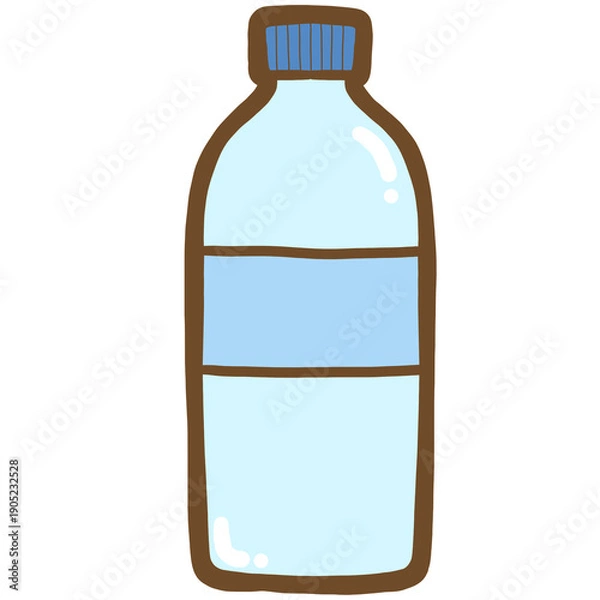Obraz Cute Environment plastic bottle Clipart