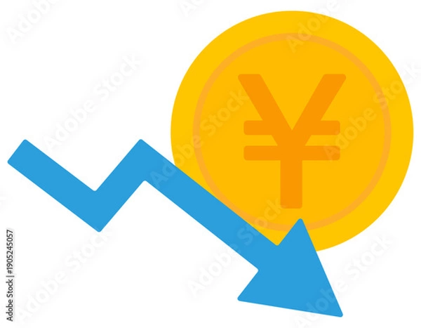 Fototapeta 値下げのイメージイラスト