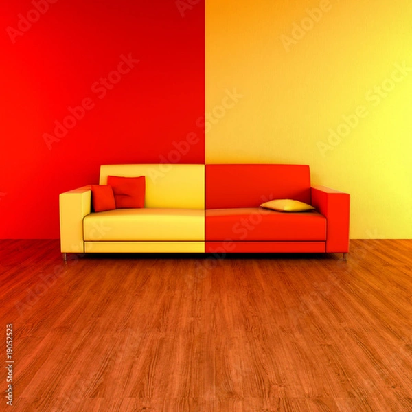Obraz Canapé bicolore