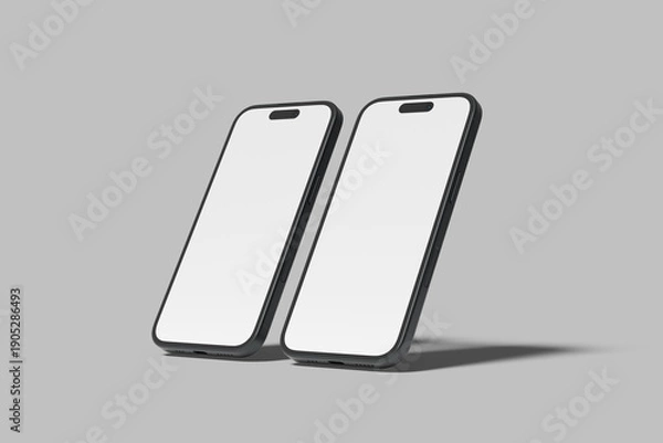 Obraz Phone Screen Blank Mockup