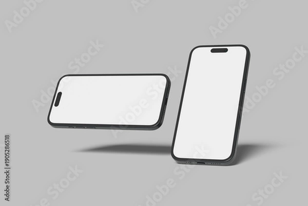 Obraz Phone Screen Blank Mockup